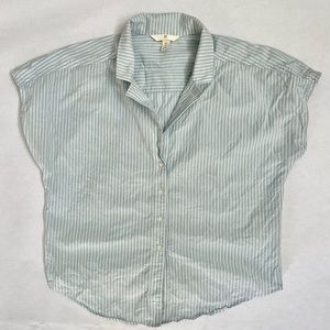 H&M L.O.G.G | Blue & White Stripes Blouse | UK8